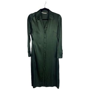 Zara Green Midi Dress
